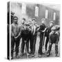 Working Class Children Playing Together in Sheffield-Henry Grant-Stretched Canvas