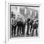 Working Class Children Playing Together in Sheffield-Henry Grant-Framed Photographic Print
