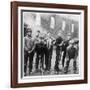 Working Class Children Playing Together in Sheffield-Henry Grant-Framed Photographic Print