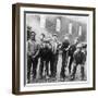 Working Class Children Playing Together in Sheffield-Henry Grant-Framed Photographic Print