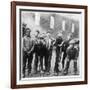 Working Class Children Playing Together in Sheffield-Henry Grant-Framed Photographic Print