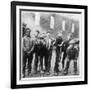 Working Class Children Playing Together in Sheffield-Henry Grant-Framed Photographic Print