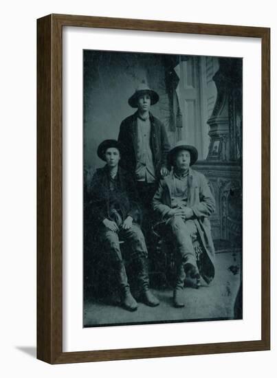 Working Cowboys-null-Framed Art Print