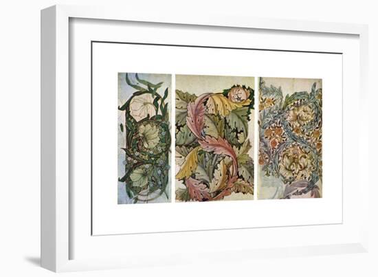 Working Drawings by William Morris (1834-189), 1934-William Morris-Framed Premium Giclee Print