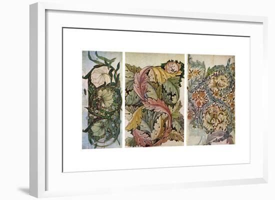 Working Drawings by William Morris (1834-189), 1934-William Morris-Framed Giclee Print