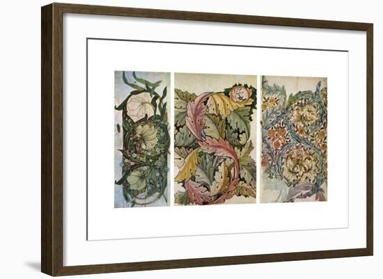 Working Drawings by William Morris (1834-189), 1934-William Morris-Framed Giclee Print