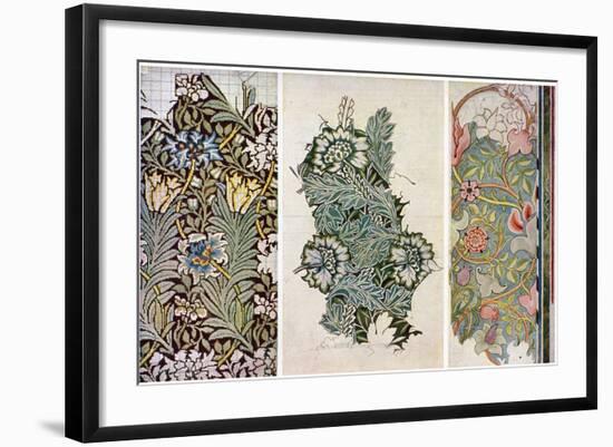 Working Drawings by William Morris (1834-189), 1934-William Morris-Framed Giclee Print