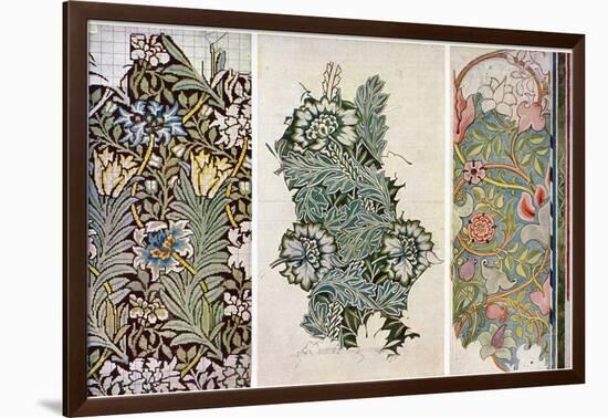 Working Drawings by William Morris (1834-189), 1934-William Morris-Framed Giclee Print