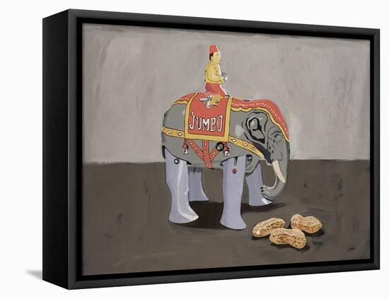 Working for Peanuts-Clayton Rabo-Framed Stretched Canvas
