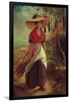 Working Girl, 1848-Johann Baptist Reiter-Framed Giclee Print