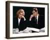 Working Girl by MikeNichols with Harrison Ford and Melanie Griffith, 1988 (photo)-null-Framed Photo