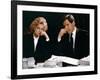 Working Girl by MikeNichols with Harrison Ford and Melanie Griffith, 1988 (photo)-null-Framed Photo