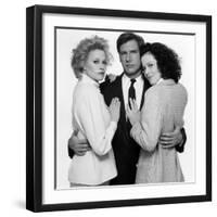 Working Girl by MikeNichols with Harrison Ford, Melanie Griffith and Sigourney Weaver, 1988 (b/w ph-null-Framed Photo