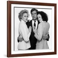 Working Girl by MikeNichols with Harrison Ford, Melanie Griffith and Sigourney Weaver, 1988 (b/w ph-null-Framed Photo