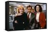 Working Girl by MikeNichols with Harrison Ford Melanie Griffith and Sigourney Weaver, 1988 (photo)-null-Framed Stretched Canvas