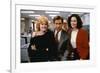 Working Girl by MikeNichols with Harrison Ford Melanie Griffith and Sigourney Weaver, 1988 (photo)-null-Framed Photo
