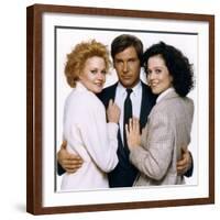 Working Girl by MikeNichols with Harrison Ford, Melanie Griffith and Sigourney Weaver, 1988 (photo)-null-Framed Photo