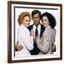 Working Girl by MikeNichols with Harrison Ford, Melanie Griffith and Sigourney Weaver, 1988 (photo)-null-Framed Photo