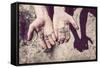 Working Hands-soupstock-Framed Stretched Canvas