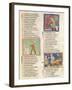 Working in the Months of September, October, November, Miniature from Breviary of Love-Matfre Ermengau-Framed Giclee Print