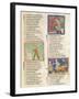 Working in the Months of September, October, November, Miniature from Breviary of Love-Matfre Ermengau-Framed Giclee Print