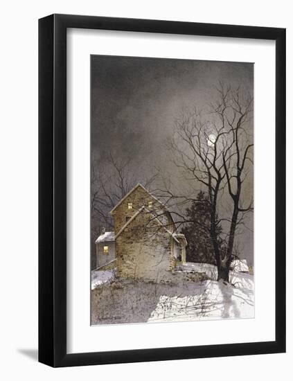 Working Late-Ray Hendershot-Framed Giclee Print