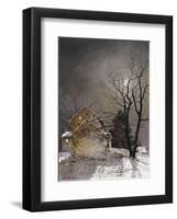 Working Late-Ray Hendershot-Framed Art Print