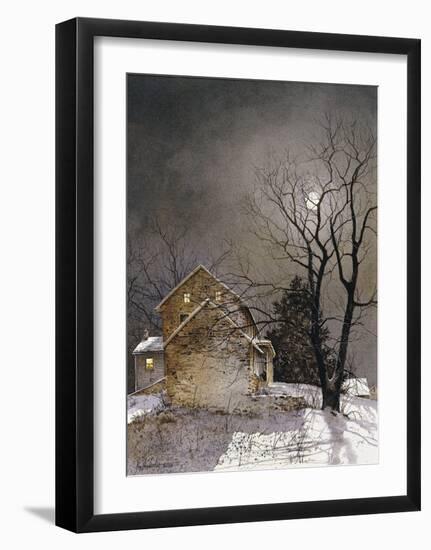 Working Late-Ray Hendershot-Framed Art Print