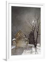 Working Late-Ray Hendershot-Framed Art Print