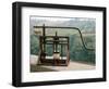 Working Model of an Olive Press from One of Leonardo's Drawings-Leonardo da Vinci-Framed Giclee Print