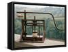 Working Model of an Olive Press from One of Leonardo's Drawings-Leonardo da Vinci-Framed Stretched Canvas