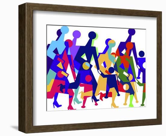 Working Moms-Diana Ong-Framed Premium Giclee Print