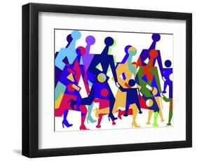 Working Moms-Diana Ong-Framed Premium Giclee Print