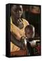 Working Mother And Child, Uganda-Mauro Fermariello-Framed Stretched Canvas