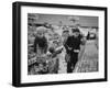 Working Mother Jennie Magill Shopping with Her Children at the Super Market-null-Framed Photographic Print