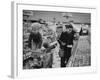 Working Mother Jennie Magill Shopping with Her Children at the Super Market-null-Framed Photographic Print