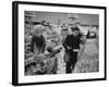 Working Mother Jennie Magill Shopping with Her Children at the Super Market-null-Framed Photographic Print