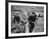 Working Mother Jennie Magill Shopping with Her Children at the Super Market-null-Framed Photographic Print