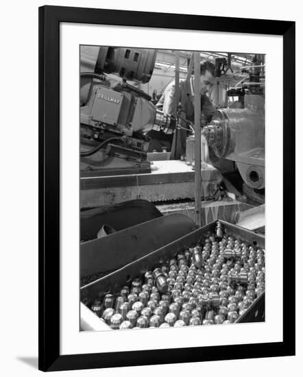 Working on a Drillmax Machine, Park Gate Iron and Steel Co, Rotherham, South Yorkshire, 1964-Michael Walters-Framed Photographic Print
