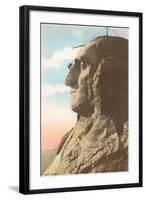 Working on Mt. Rushmore-null-Framed Art Print