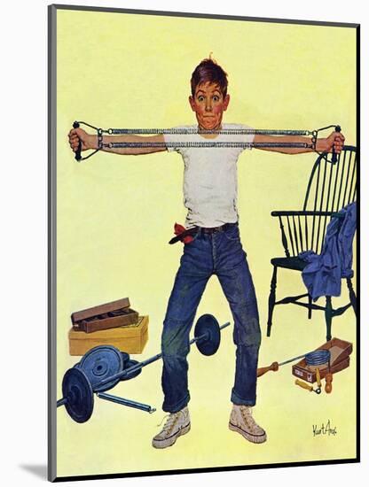 "Working Out", March 14, 1959-Kurt Ard-Mounted Giclee Print