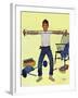 "Working Out", March 14, 1959-Kurt Ard-Framed Giclee Print