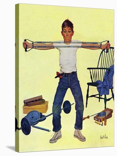 "Working Out", March 14, 1959-Kurt Ard-Stretched Canvas