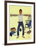 "Working Out", March 14, 1959-Kurt Ard-Framed Giclee Print