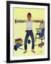 "Working Out", March 14, 1959-Kurt Ard-Framed Giclee Print