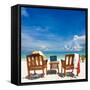 Working Paradise-SerrNovik-Framed Stretched Canvas