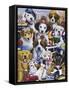 Working Puppies-Jenny Newland-Framed Stretched Canvas