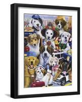 Working Puppies-Jenny Newland-Framed Giclee Print