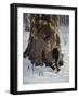 Working the Base-Wilhelm Goebel-Framed Giclee Print