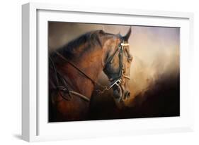 Working the Heat-Jai Johnson-Framed Giclee Print